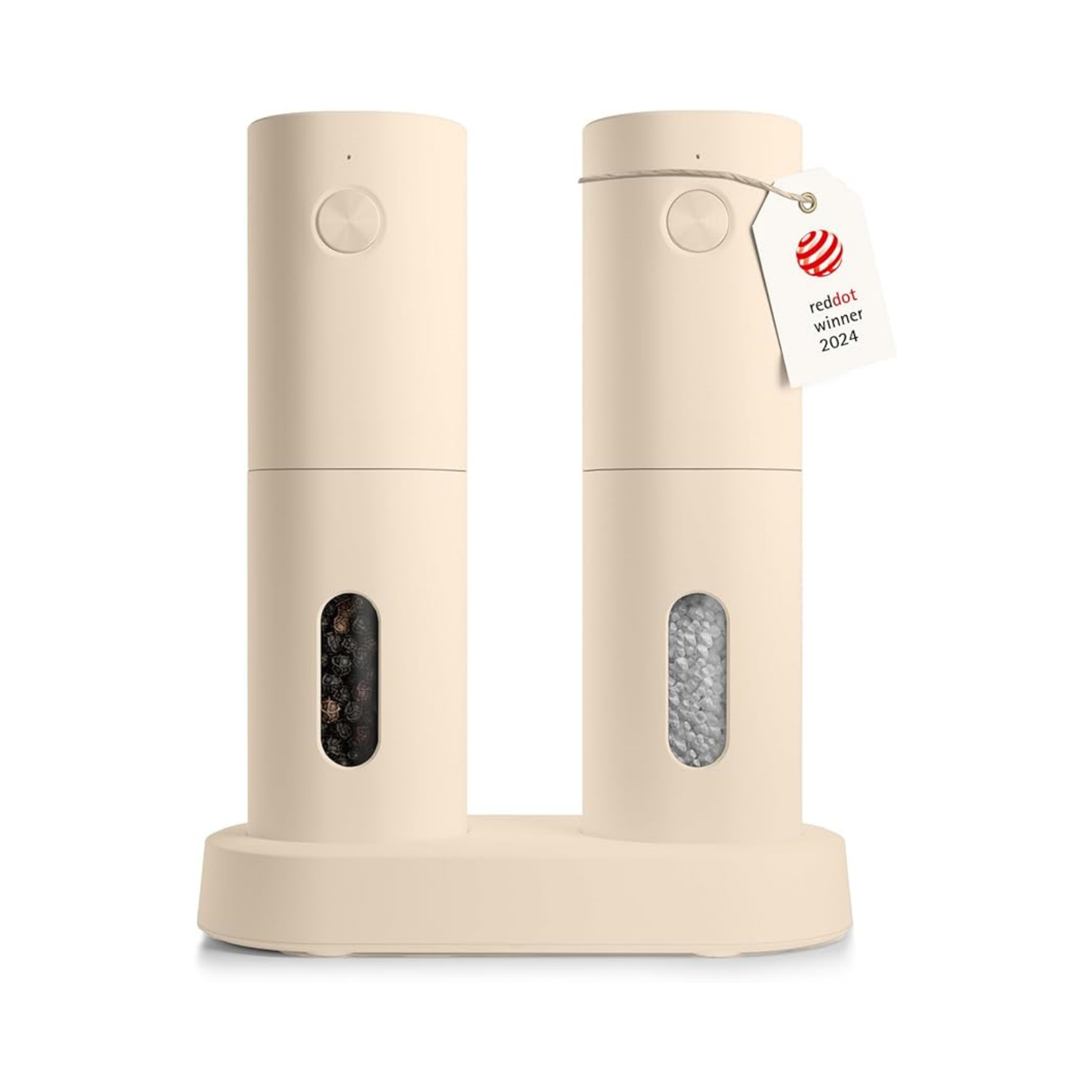 Electric Salt and Pepper Mill with Adjustable Ceramic Grinder