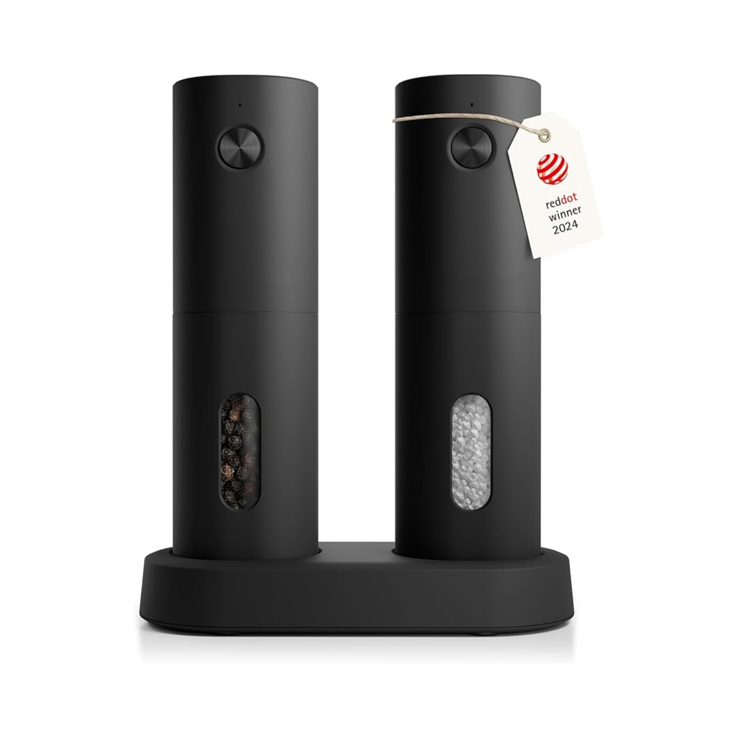 Electric Salt and Pepper Mill with Adjustable Ceramic Grinder