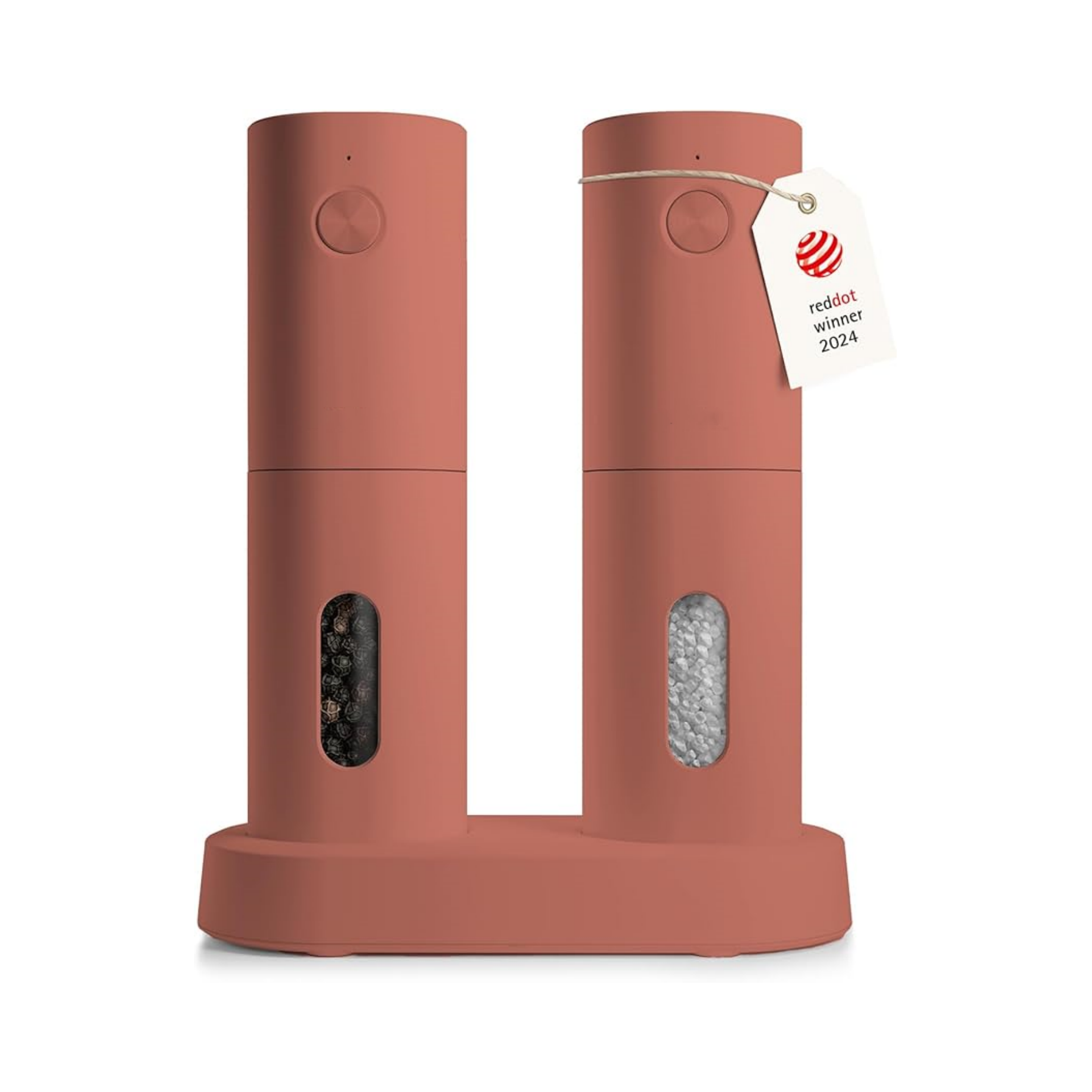 Electric Salt and Pepper Mill with Adjustable Ceramic Grinder