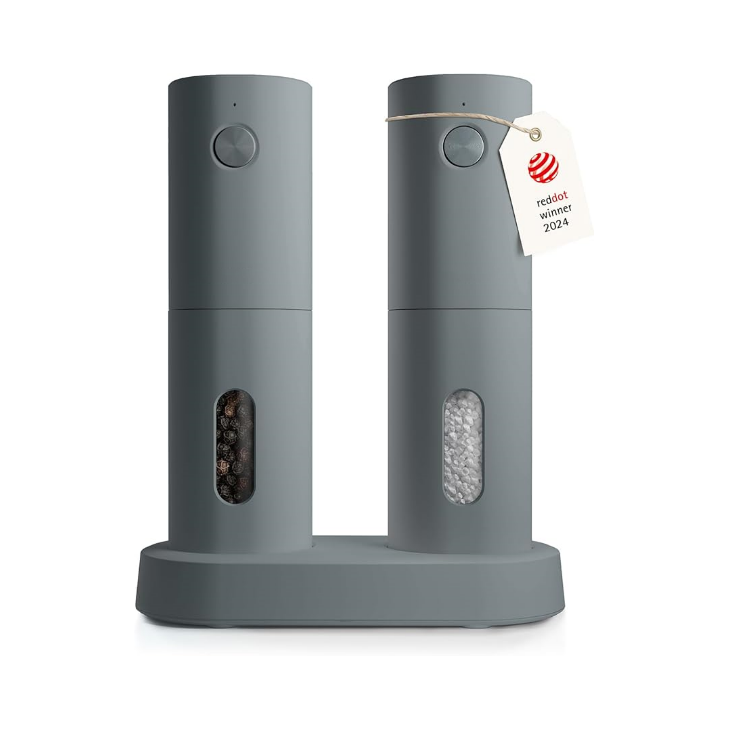 Electric Salt and Pepper Mill with Adjustable Ceramic Grinder